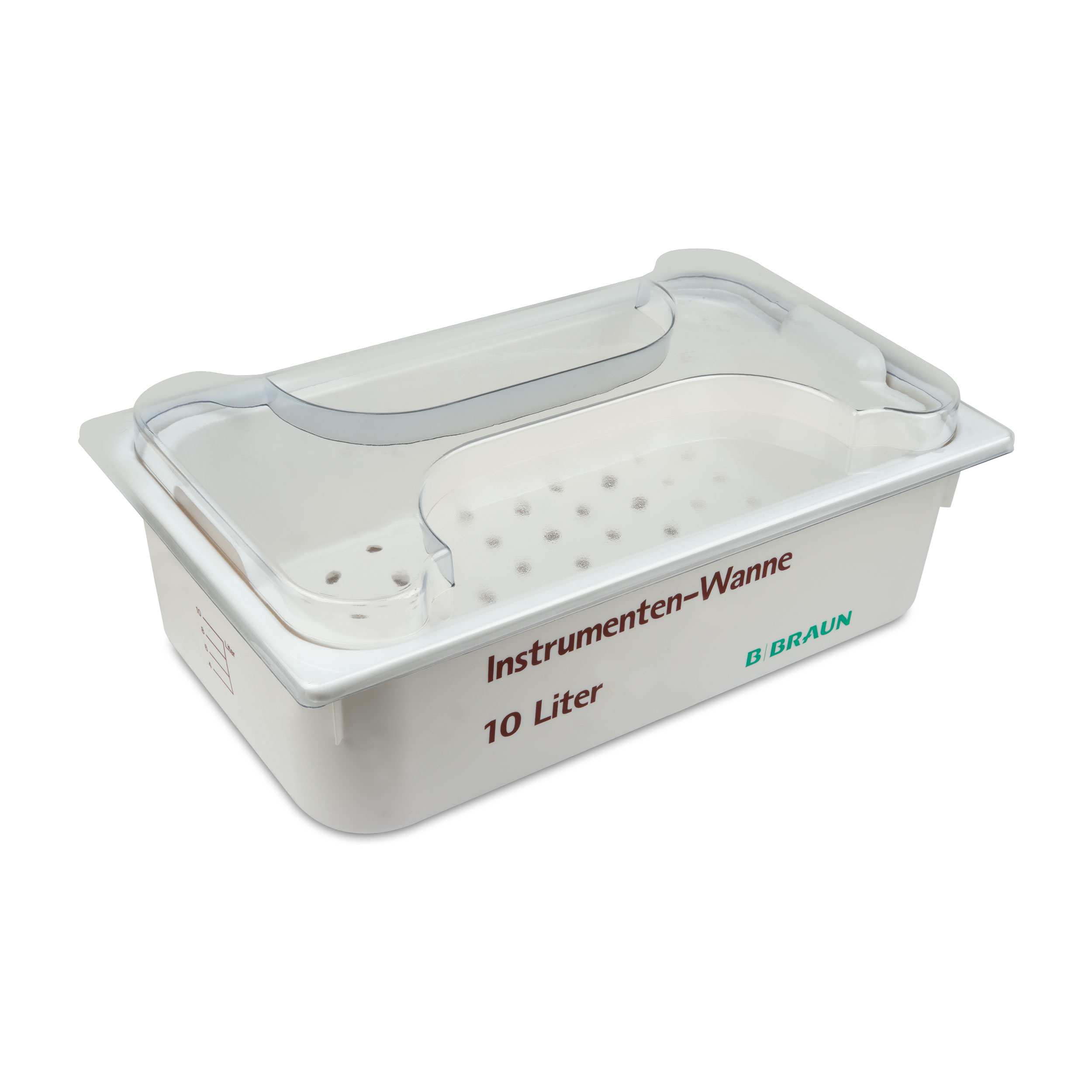 [DK]Instrumentrengøringsbakke til endoskoper, inkl. låg og netkurv 1